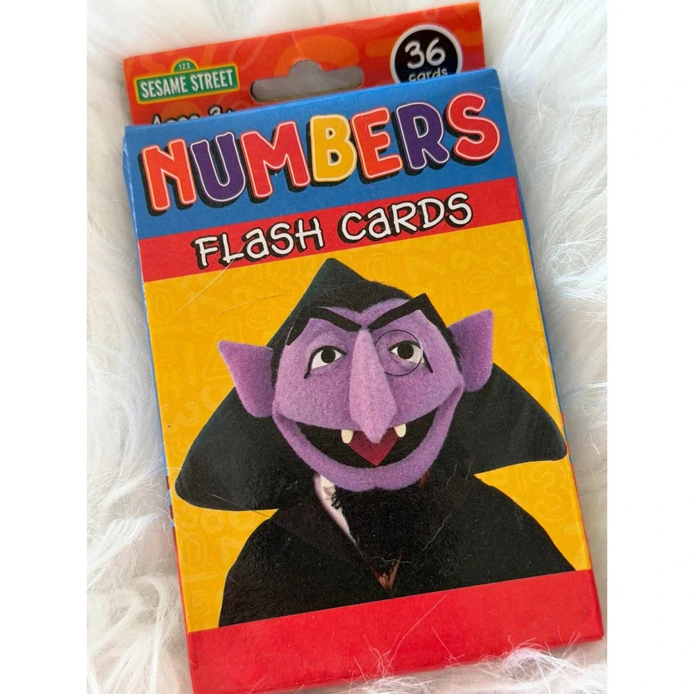 Sesame Street Numbers Flash Cards The Count 36 Cards Ages 3+ Kappa 20000 05/19